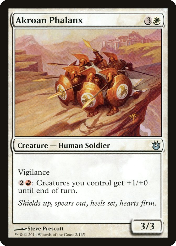 Akroan Phalanx – Uncommon Magic: The Gathering card from Born of the Gods (#2)