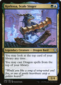 Korlessa, Scale Singer – Uncommon Magic: The Gathering card from Commander Legends: Battle for Baldur's Gate (#280)