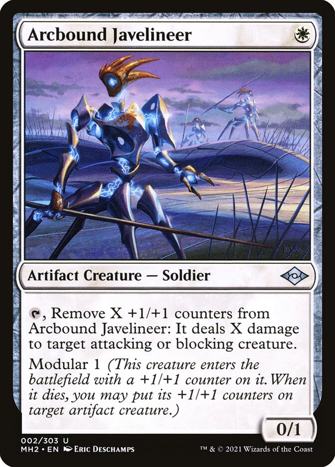 Arcbound Javelineer – Uncommon Magic: The Gathering card from Modern Horizons 2 (#2)