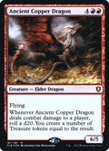 Ancient Copper Dragon – Mythic Magic: The Gathering card from Battle for Baldur's Gate Promos (#161s)