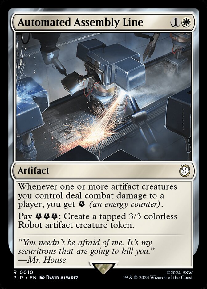 Automated Assembly Line – Rare Magic: The Gathering card from Fallout (#10)
