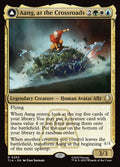Aang, at the Crossroads // Aang, Destined Savior – Rare Magic: The Gathering card from Avatar: The Last Airbender (#203)