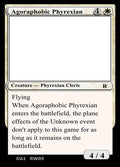 Agoraphobic Phyrexian – Rare Magic: The Gathering card from Unknown Event (#RW05a)