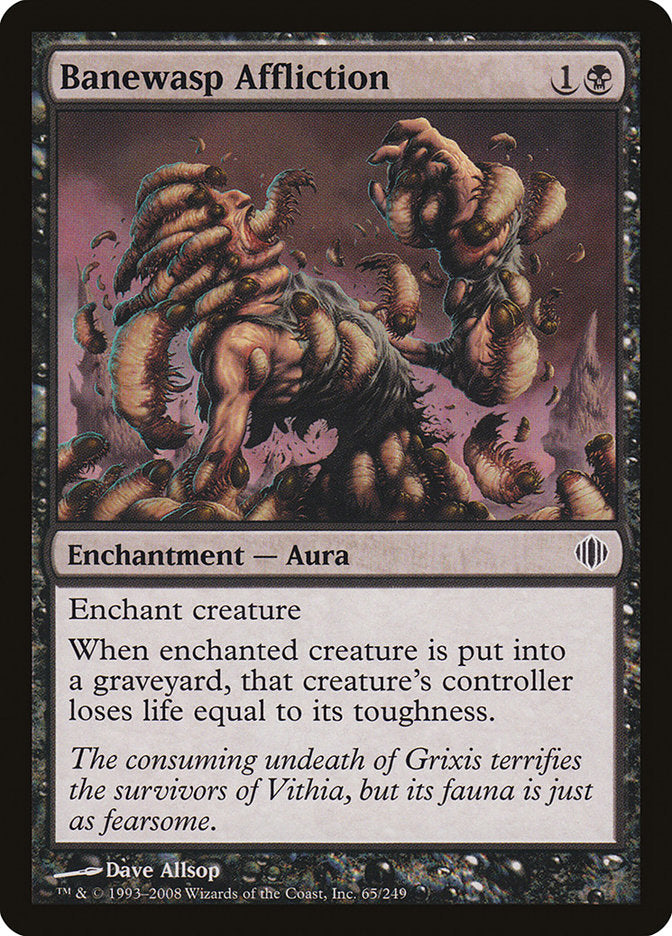 Banewasp Affliction – Common Magic: The Gathering card from Shards of Alara (#65)
