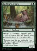 Basking Capybara – Common Magic: The Gathering card from The Lost Caverns of Ixalan (#175)