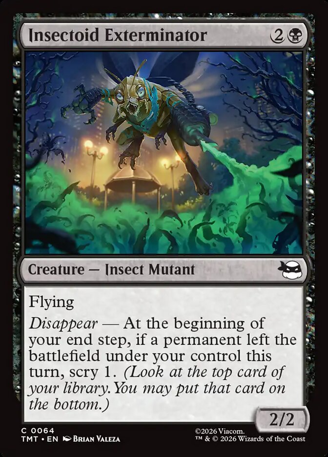Insectoid Exterminator – Common Magic: The Gathering card from Teenage Mutant Ninja Turtles (#64)