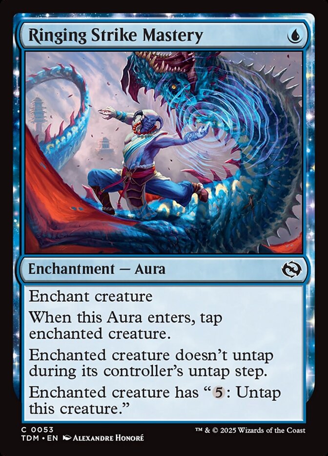 Ringing Strike Mastery – Common Magic: The Gathering card from Tarkir: Dragonstorm (#53)