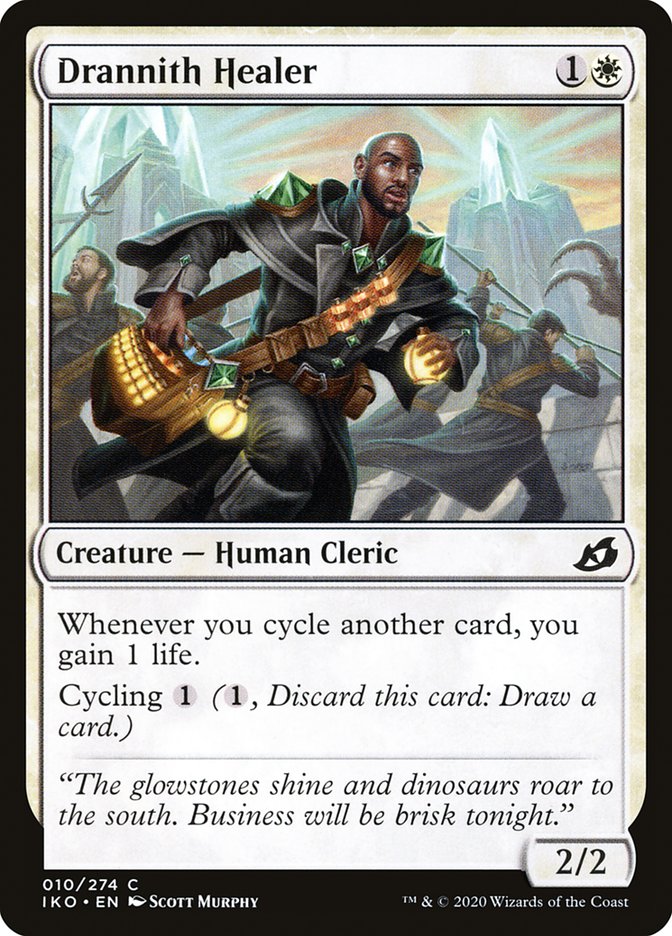 Drannith Healer – Common Magic: The Gathering card from Ikoria: Lair of Behemoths (#10)