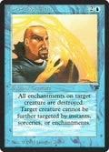 Anti-Magic Aura – Common Magic: The Gathering card from Legends (#45)