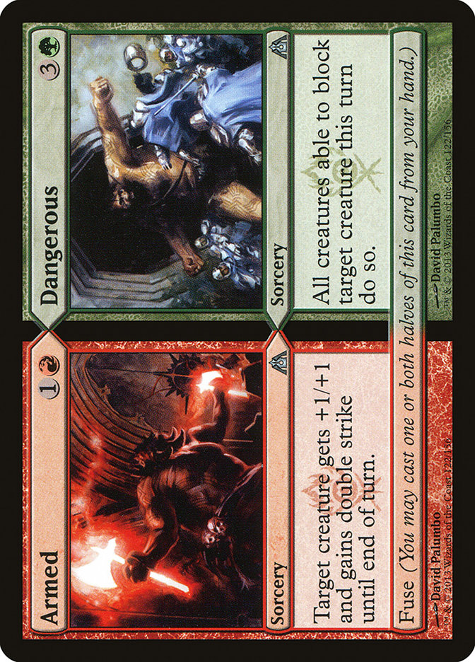 Armed // Dangerous – Uncommon Magic: The Gathering card from Dragon's Maze (#122)
