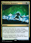Aggressive Biomancy – Rare Magic: The Gathering card from Modern Horizons 3 Commander (#121)