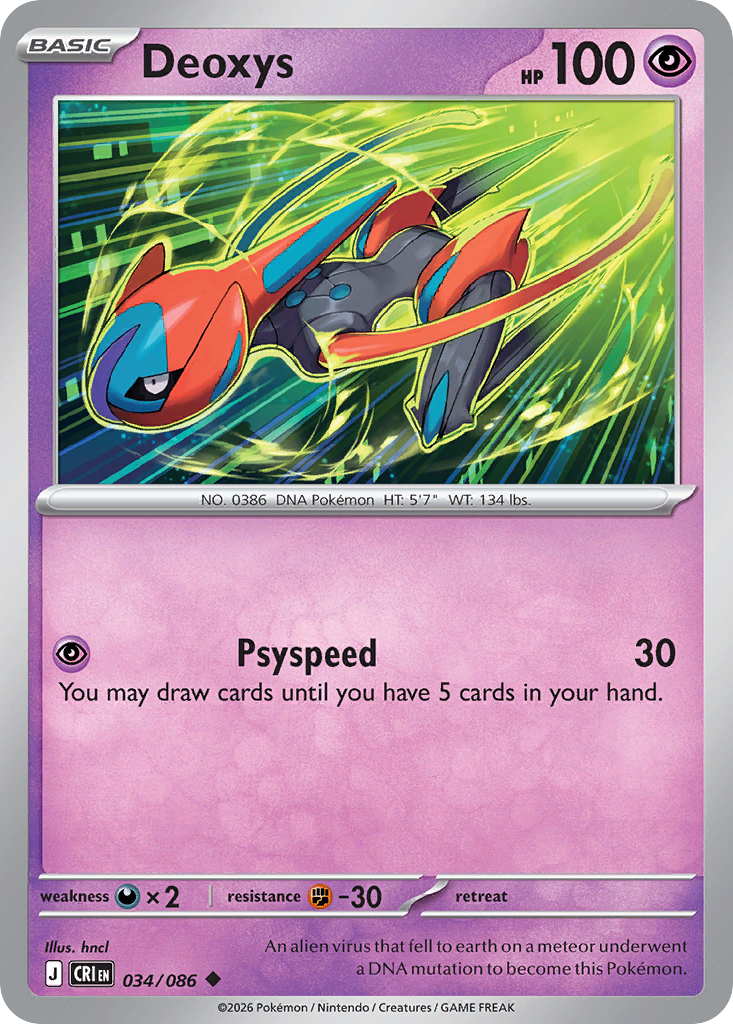 Deoxys - Chaos Rising #34