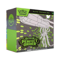 Pokémon trading card game elite trainer box with green and gray design