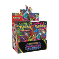 Pokémon trading card game packaging with colorful designs and 'Mega Evolution Phantasmal Flames' text.