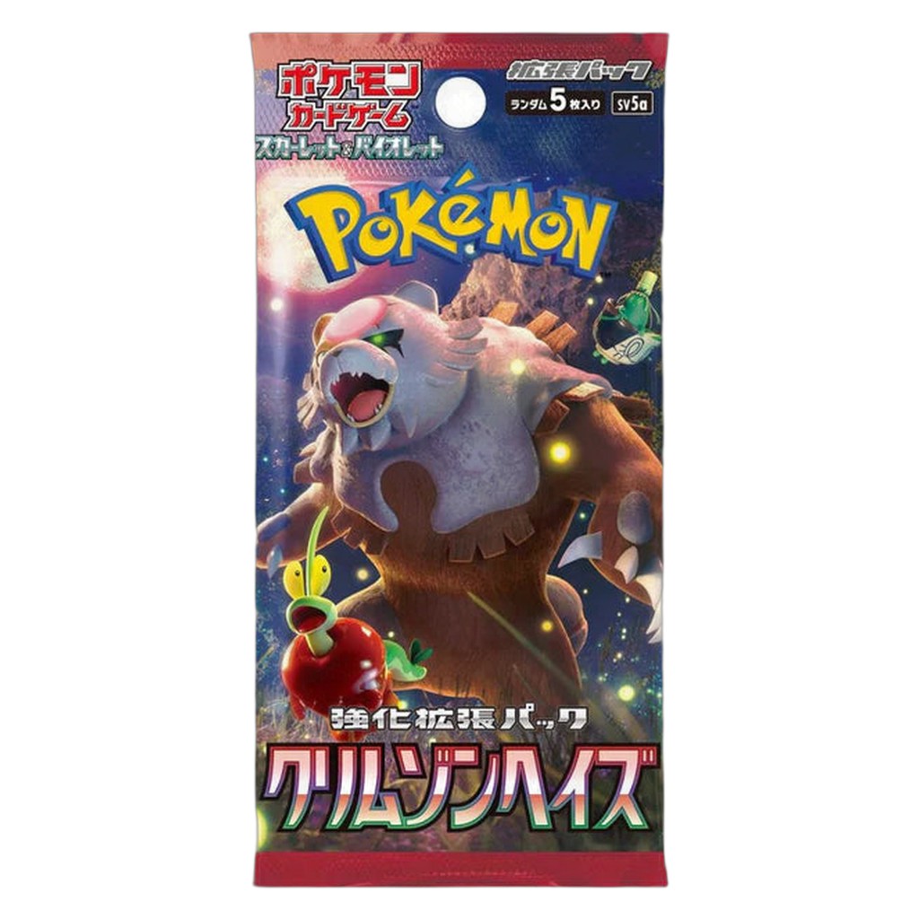Japanese Pokemon - Crimson Haze sv5a Booster Pack