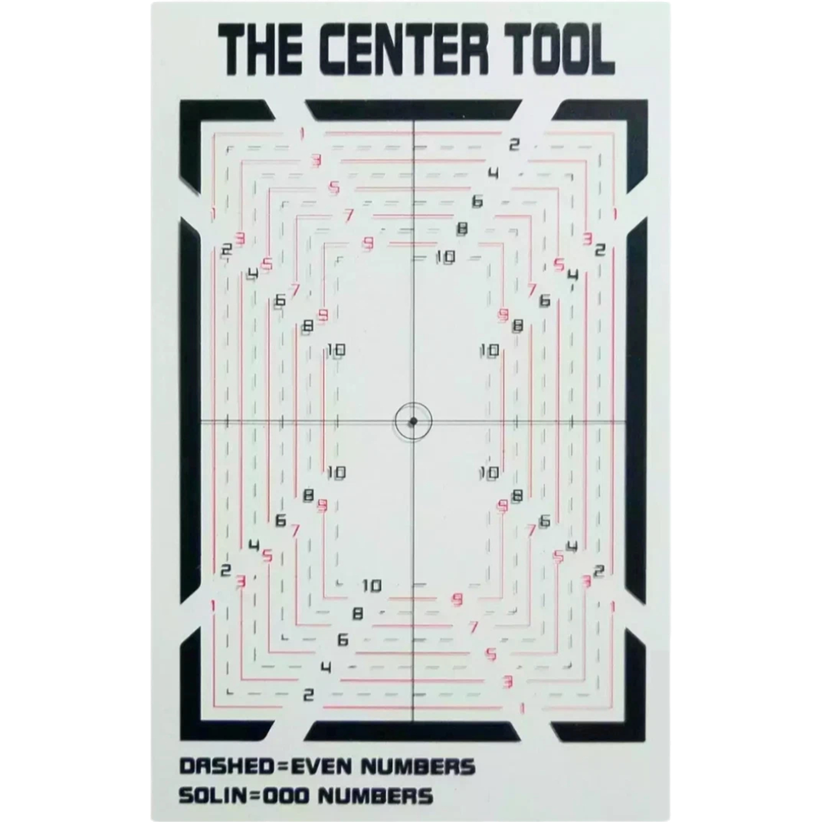 Trading Card Centering Tool – Clear Plastic Grading Alignment Guide — Moore Collectables UK